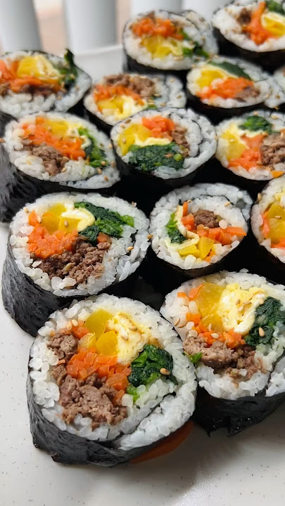 Gimbap Kimbap recipe #recipe #gimbap #kimbap #homemade #healthy