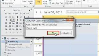 Using Calendar Groups in Outlook 2010