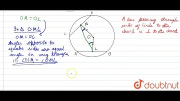 L\\ a n d\\ M\nare mid-point\nof two equal chords A B\\ a n d\\ C D\nof a circle\nwith centre O...