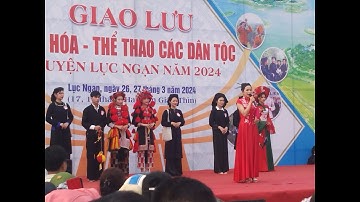 Toàn cảnh trên Cao ngày hội các dân tộc huyện lục ngạn Bắc Giang 2024