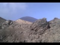 Pequeña fumarola en el monte Etna