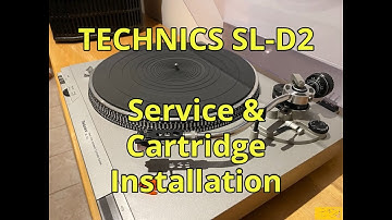 Technics SL-D2: Service & Cartridge Installation (AT-VM95C)