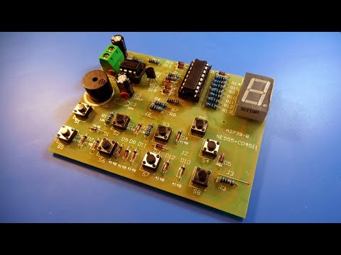 CD4511 7-Segment Display Decoder Kit – Assembly & Test