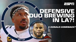Could Aaron Donald COME OUT OF RETIREMENT to join Myles Garrett? ⏮️ | Get Up