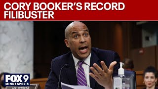 Senator Cory Booker holds record 25-hour filibuster