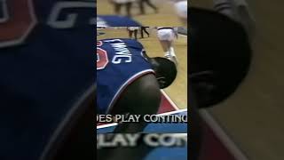 Patrick Ewing Got Hit and Got a Violation Call (1988.01.12) #shorts Wealth