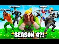 I Pretended To Be Season 4 BOSSES in Fortnite