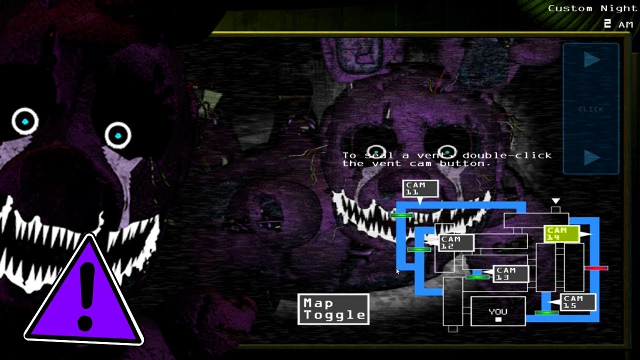 New Scary Springtrap! Corrupted SpringTrap In FNaF 3 (Mod) 