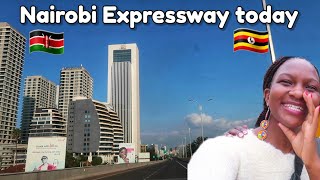 Too good to be true! 🇺🇬 Ugandan experiences Nairobi Expressway 🇰🇪 for the first time. Drive to JKIA