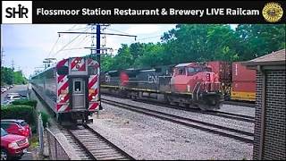 Flossmoor Station Restaurant & Brewery Live Railcam North - Flossmoor, IL #steelhighway