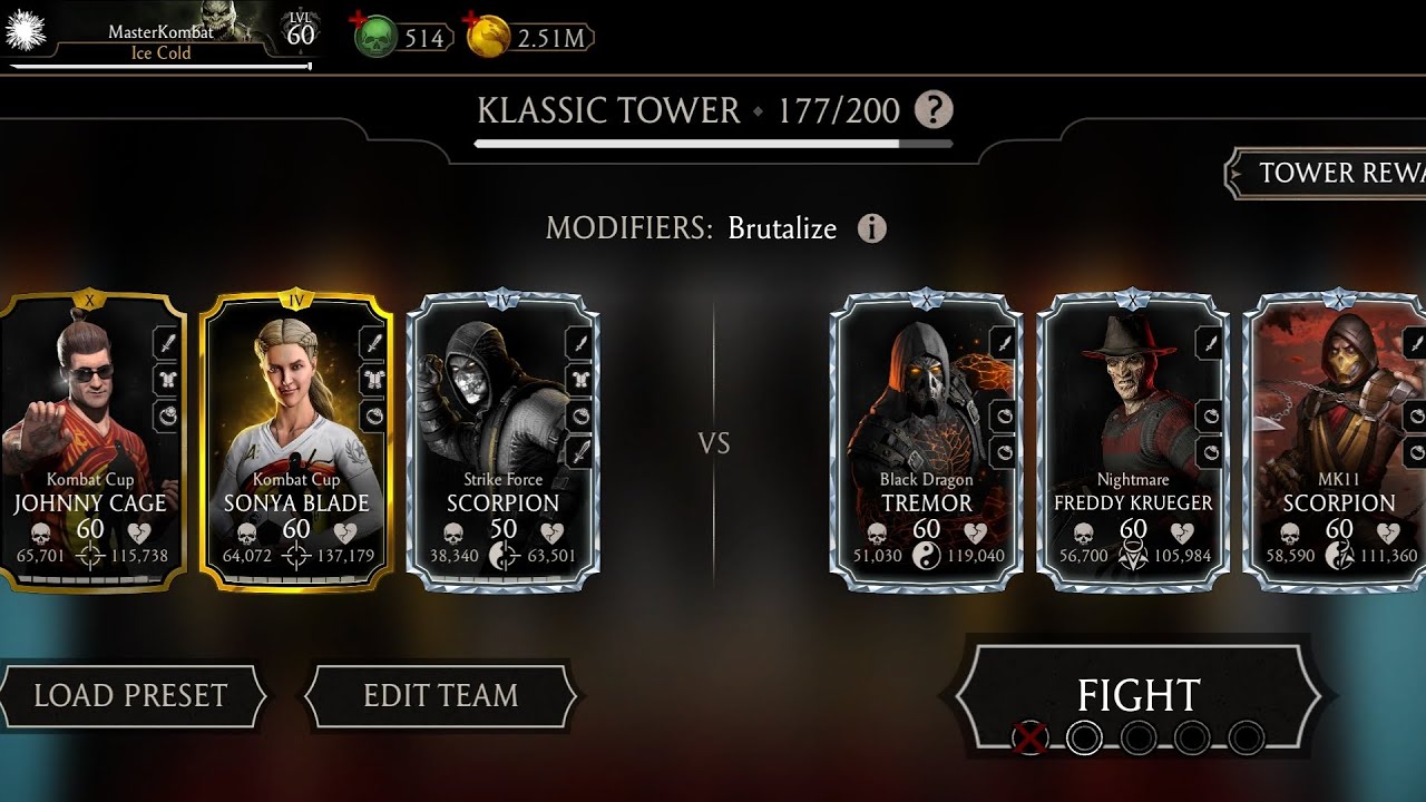 🔥Klassic Tower FATAL 177 Fight + Reward Opening ☠️ Mortal Kombat Mobile Gameplay