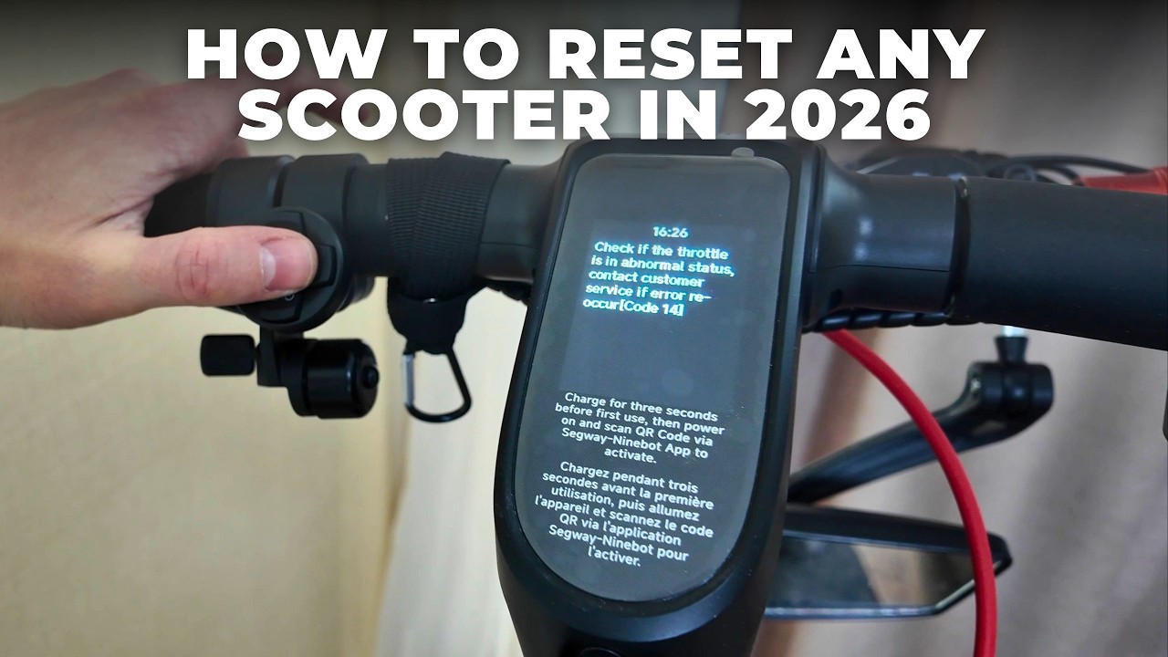 How to RESET Any Electric Scooter | Fix Bluetooth & Errors (2026 