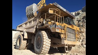 CAT 773D Off-Highway Truck Engine Start Up #V12