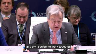 COP25 UN Secretary-General