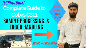 Sample Processing on cobas C311 | Error Handling of cobas C311 | Operations of Analyzer cobas C311