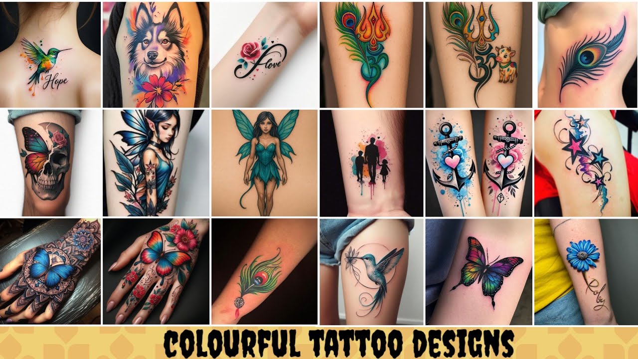 Colourful tattoo designs idea | Tattoo Designs Photo | tattoo design