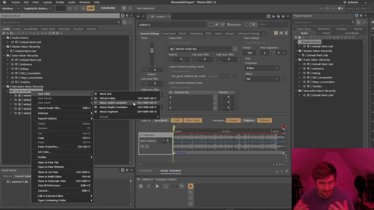 Проекты AAA Wwise — как начать работу с музыкальной системой.