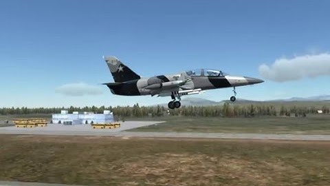 DCS World L-39 - My first landing