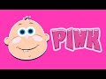 Its pink  funny song for kids   baby big mouth nursery rhymes and kids songs