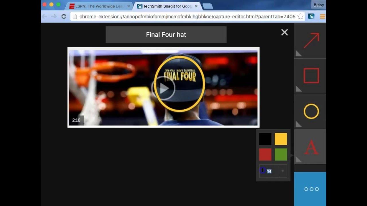 Snagit Adding Annotations YouTube