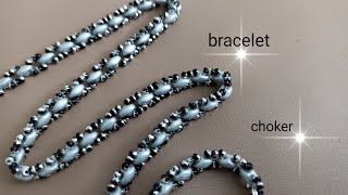 Choker or bracelet. Браслетик или чокер. МК