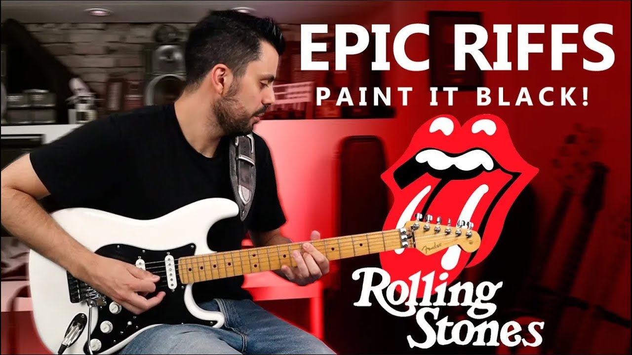 El MEJOR RIFF de guitarra The Rolling Stones: Paint it black! +TAB ...