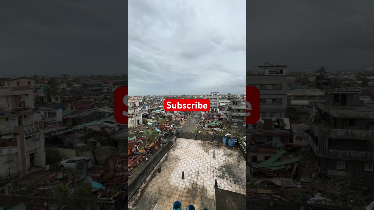 Destruction done by cyclone Gezani #foryou #weather #cyclone #gezani #madagascar #toamasina