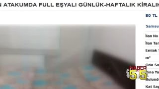 SAMSUN'DA GÜNLÜK EV KİRALAMA SAYISI ARTTI...