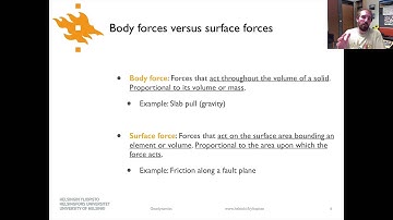 Geodynamics  - Lecture 3.1: Forces