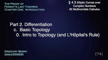 [74] Intro to Topology (and L