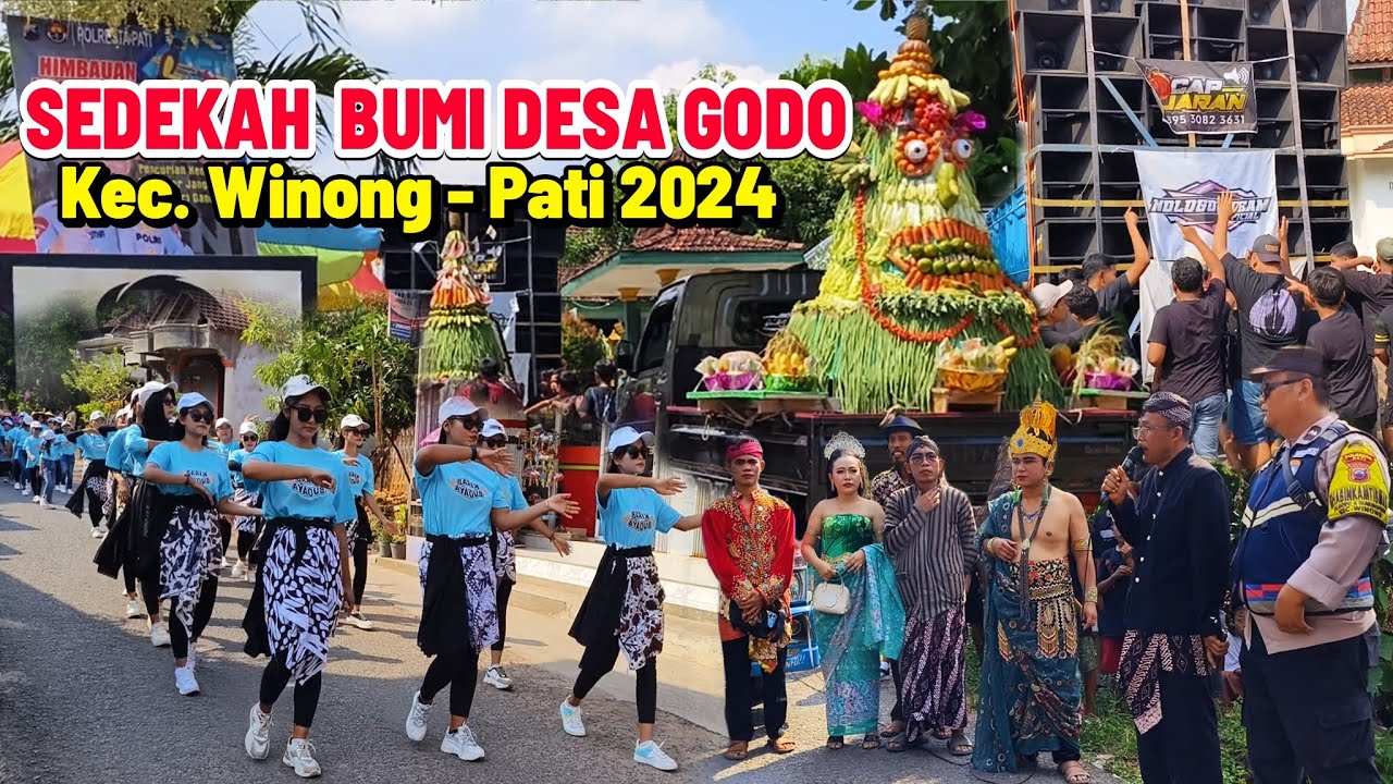 KARNAVAL BERSIH DESA ATAU SEDEKAH BUMI!!DESA GODO KECAMATAN WINONG -PATI SUPER HOREG 2024