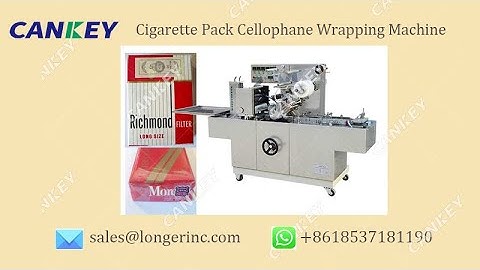Video of Automatic Cellophane Wrapping Machine for Cigarettes