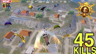45 KILLS!!😍 SUPER CRAZY RUSH GAMEPLAY 4.4 UPDATE | HIGH KILLS IN 12MINUTS🔥 PUBG