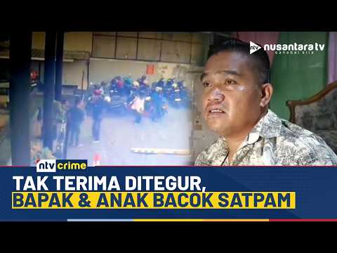 Mencekam! Detik-detik Satpam Dibacok Jukir di Makassar, Motifnya di Luar Dugaan | NTV CRIME