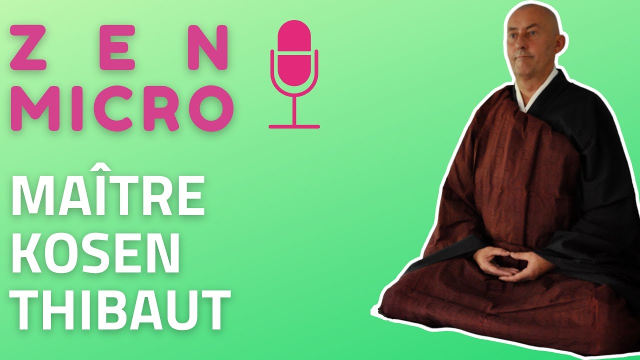 Le maître zen Kosen Thibaut, disciple de Taisen Deshimaru