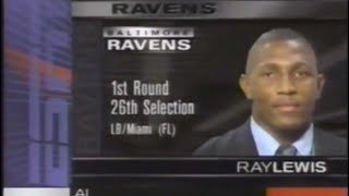 Baltimore Ravens Draft Ray Lewis 1996 (FULL) Wealth