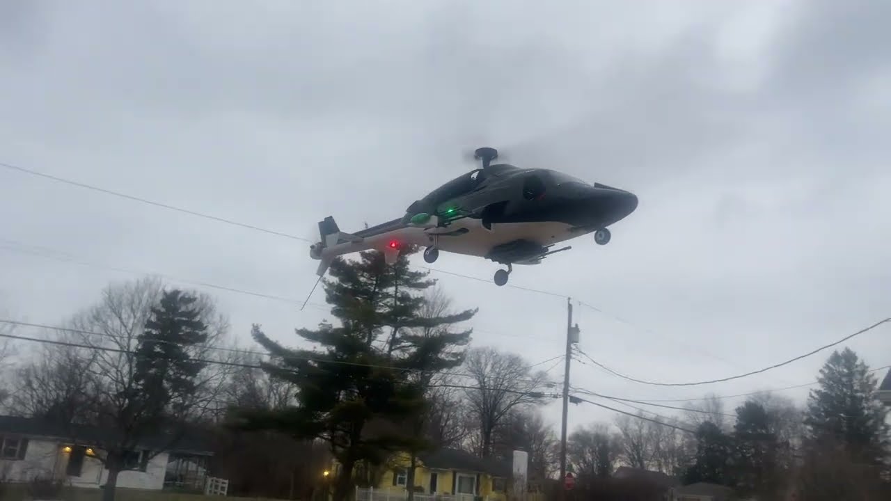 Rotoscale 470 Super scale Airwolf RC helicopter first flight test , Part 3