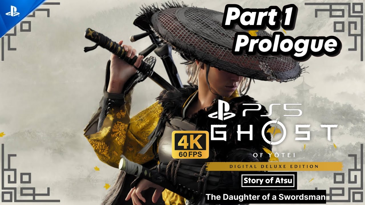 Prologue –Ghost Of Yotei Ps5 Pro 4k-60Fps Ray Tracing | My First Game On Ps5 Pro & 4k Tcl Oled Tv