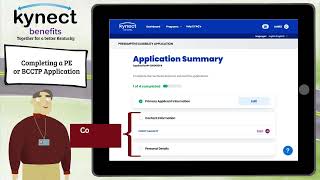 kynect benefits Micro Video: Completing a PE or BCCTP Application