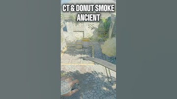 Simple CT/Donut Smoke for A 🔥- CS2 Ancient #shorts #cs2 #counterstrike