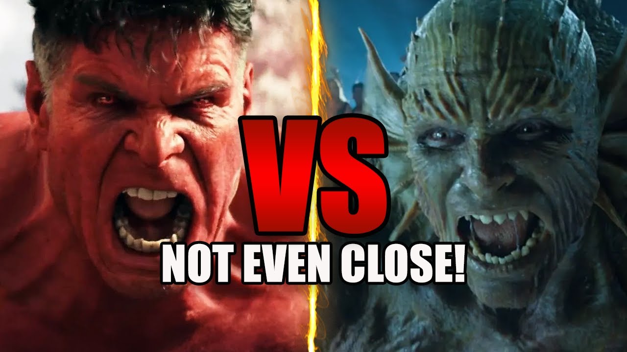 Why Red Hulk VS Abomination Isn't Even Close! - YouTube