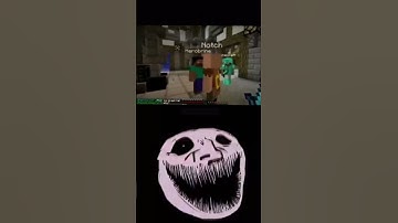 херобоин против нотча #лайк #подписка #trollface #майнкрафт #херобрин #нотчь