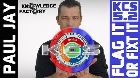 KCS 5.2  Improving Knowledge with Flag It or Fix It: Knowledge Centered Support