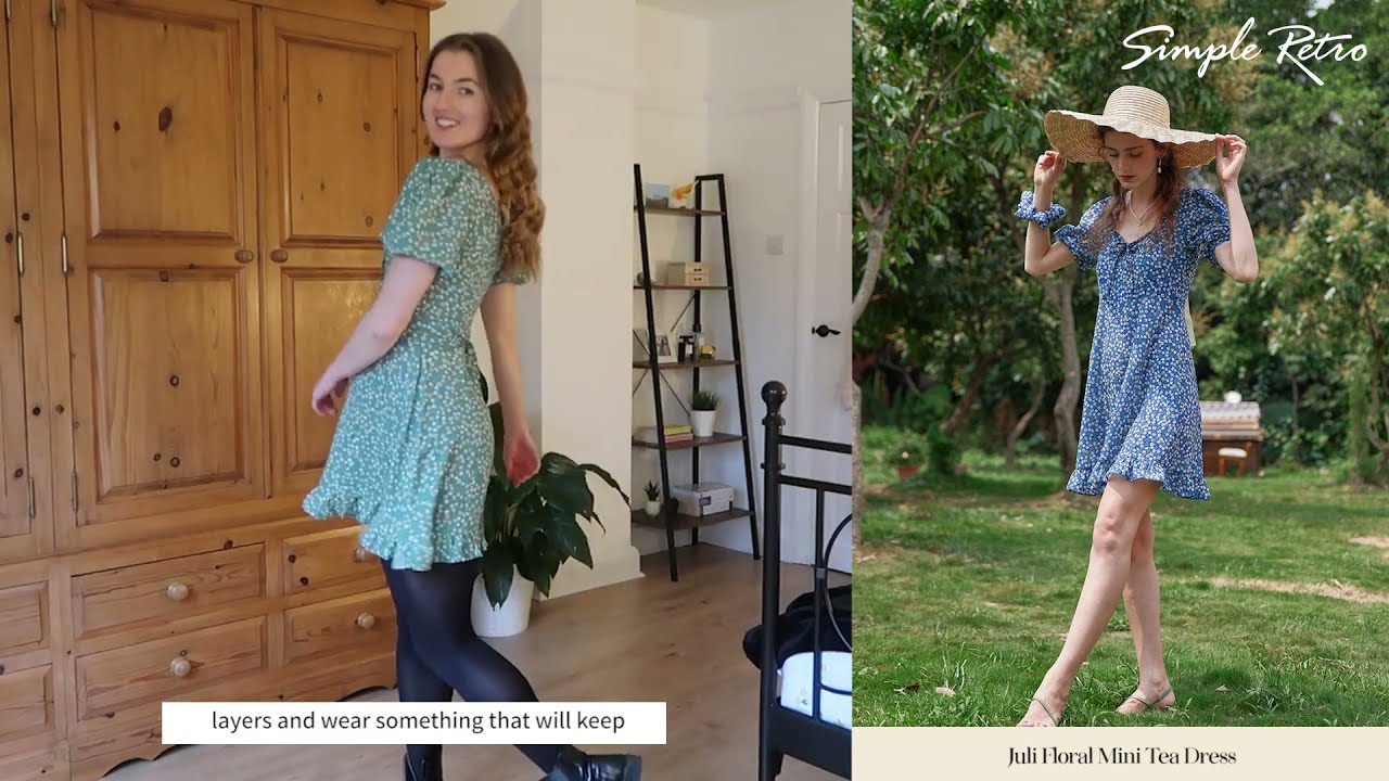 2021 A/W Review with @Emily Louise | Juli Floral Mini Tea Dress