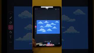 tips to animate a moving background ⛰️☁️ part 1 #flipaclip #animation #parallax