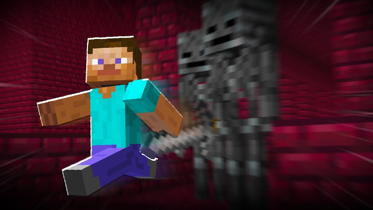 THE MINECRAFT NETHER IS A SCARY PLACE!!
