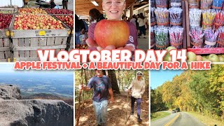 VLOGTOBER DAY 14 / APPLE FESTIVAL + A BEAUTIFUL DAY FOR A HIKE / PEAKS OF OTTER / BLUE RIDGE PARKWAY
