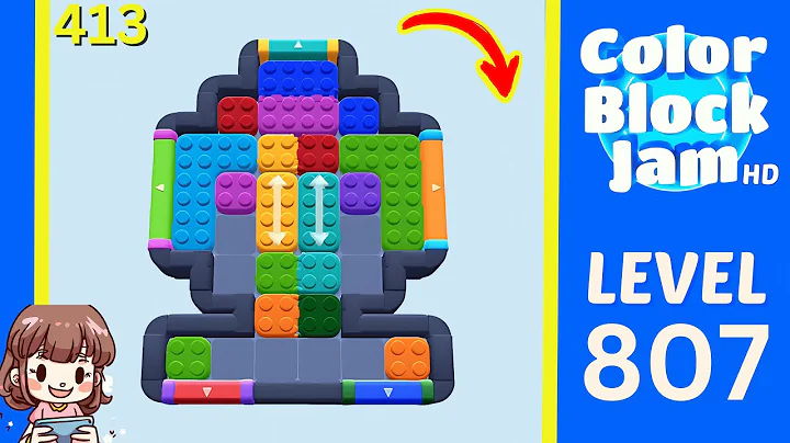 Color Block Jam Level 413 (807) Solution Walkthrough
