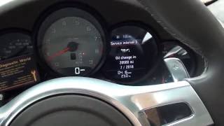 Porsche Oil Service Now Reset Guide iCarsoft POR II 911 cayenne cayman boxster panamera