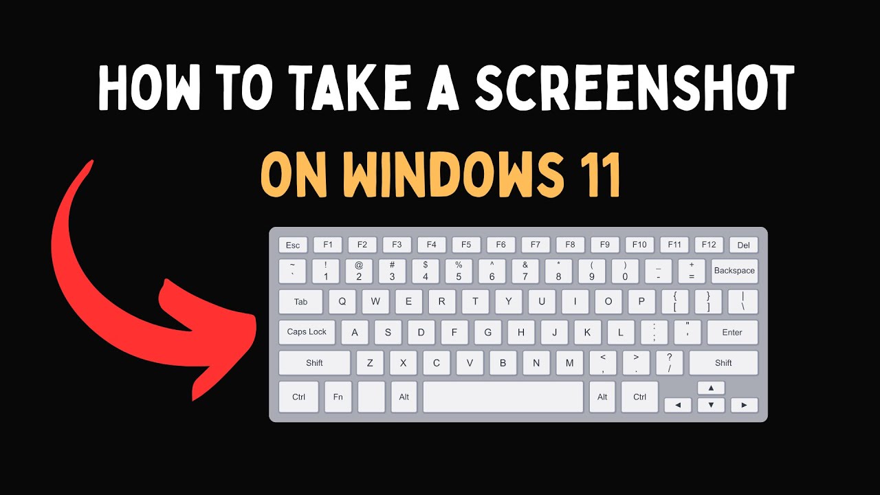 How to Take a Screenshot on Windows 11 - YouTube